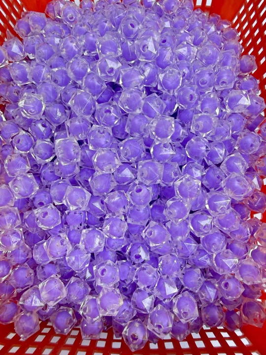 Sumka to'qish uchun xrustal munchoqlar, 10 mm, 500 gr