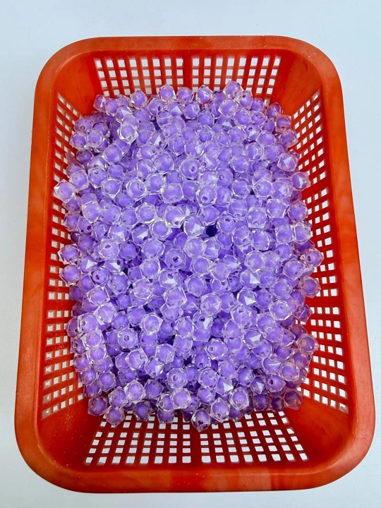 Sumka to'qish uchun xrustal munchoqlar, 10 mm, 500 gr