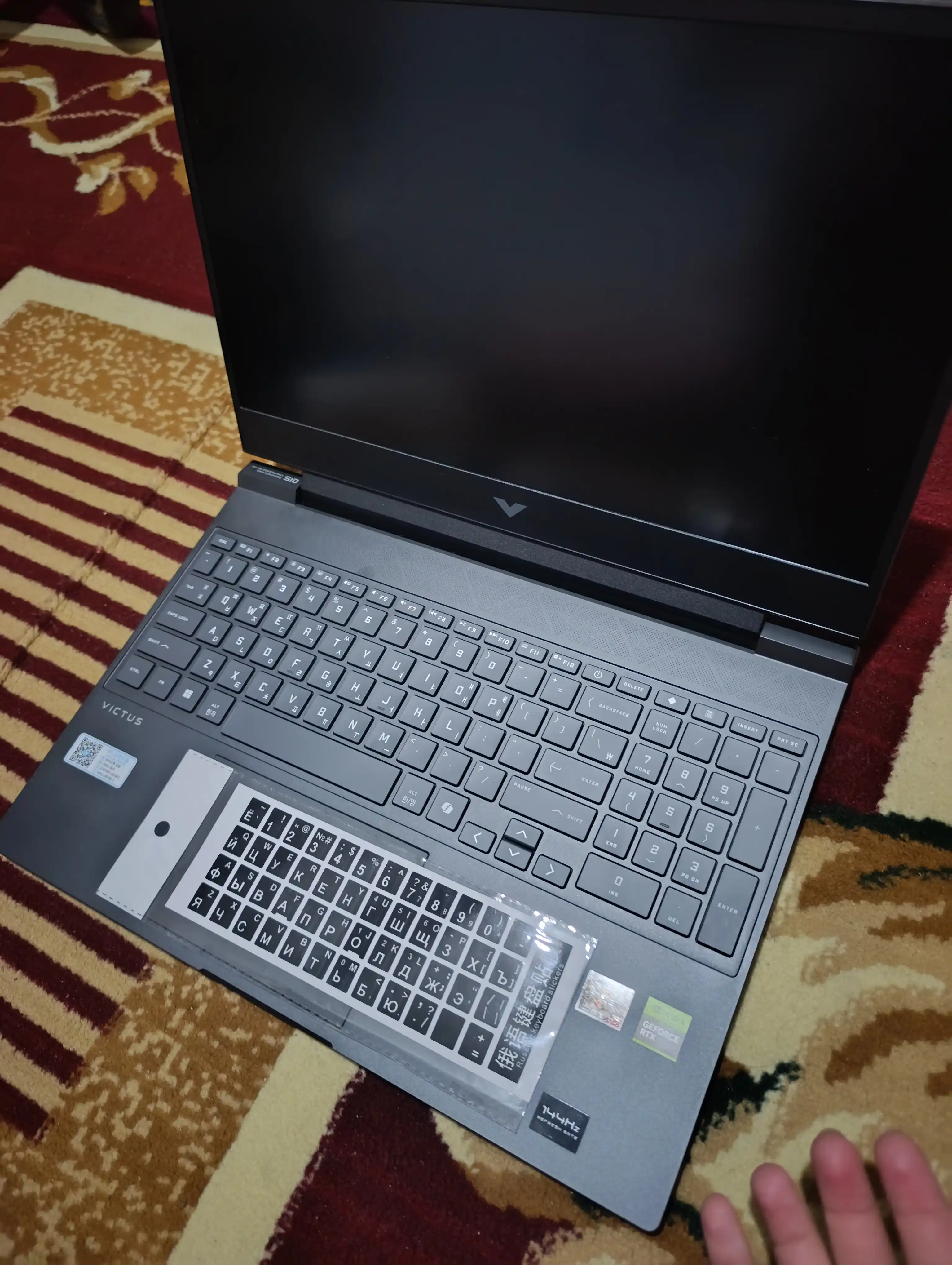 Ноутбук HP Victus 15 R7-7445HS, 8GB DDR5, 512GB SSD 15.6" FHD IPS 144 Hz, RTX 4050 6GB