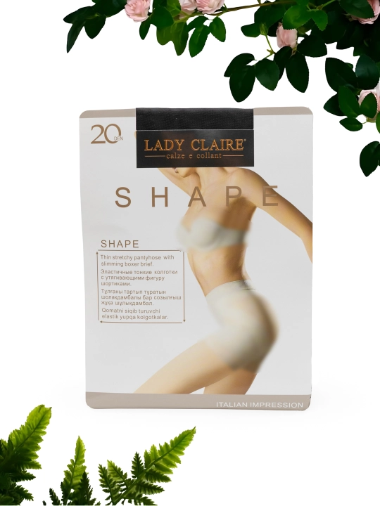 Капроновые женские колготки LADY CLAIRE SHAPE 20 DEN - 