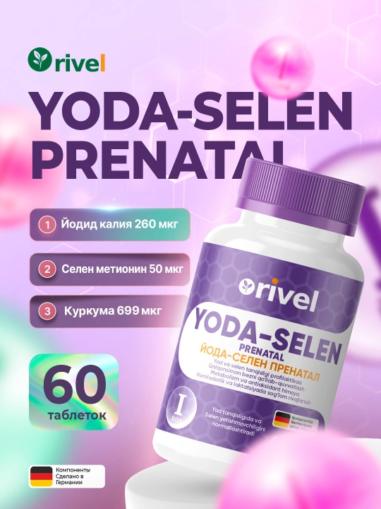 Qalqonsimon bez va immunitetni qo‘llab-quvvatlovchi YODA-SELEN prenatal