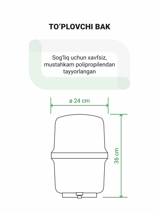 Geyzer Allegro M teskari osmos, mineralizator bilan, 6 bosqichli tozalash