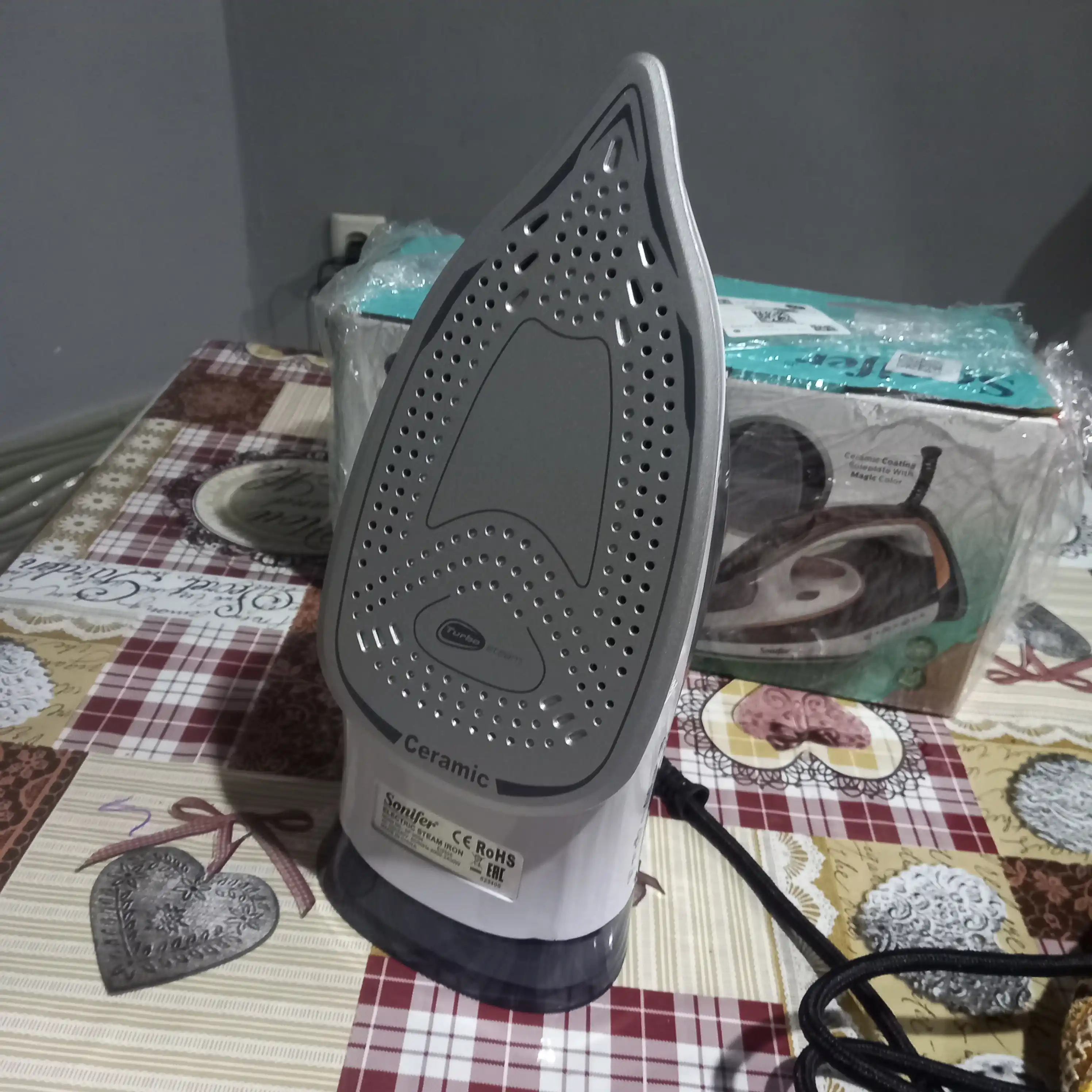 Утюг для глажки SONIFER, мощный паровой утюг, отпариватель, 2200 Вт