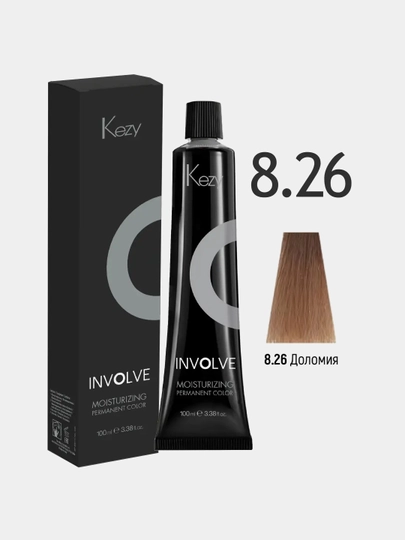 Крем-краска для волос KEZY Involve Color 8.26 «Доломия», 100 мл — KEZY-KE16