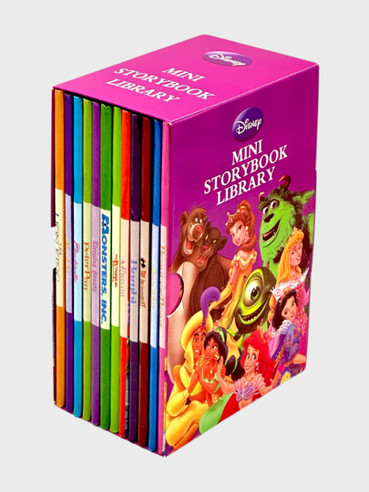 Disney Mini storybook library. Bambi, Peter Pan, Aladdin, Cindrella, The Lion King - 