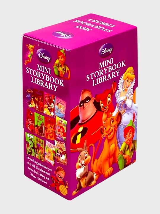 Disney Mini storybook library. Bambi, Peter Pan, Aladdin, Cindrella, The Lion King