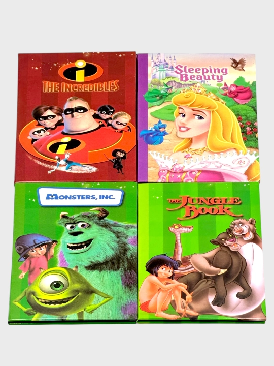Disney Mini storybook library. Bambi, Peter Pan, Aladdin, Cindrella, The Lion King