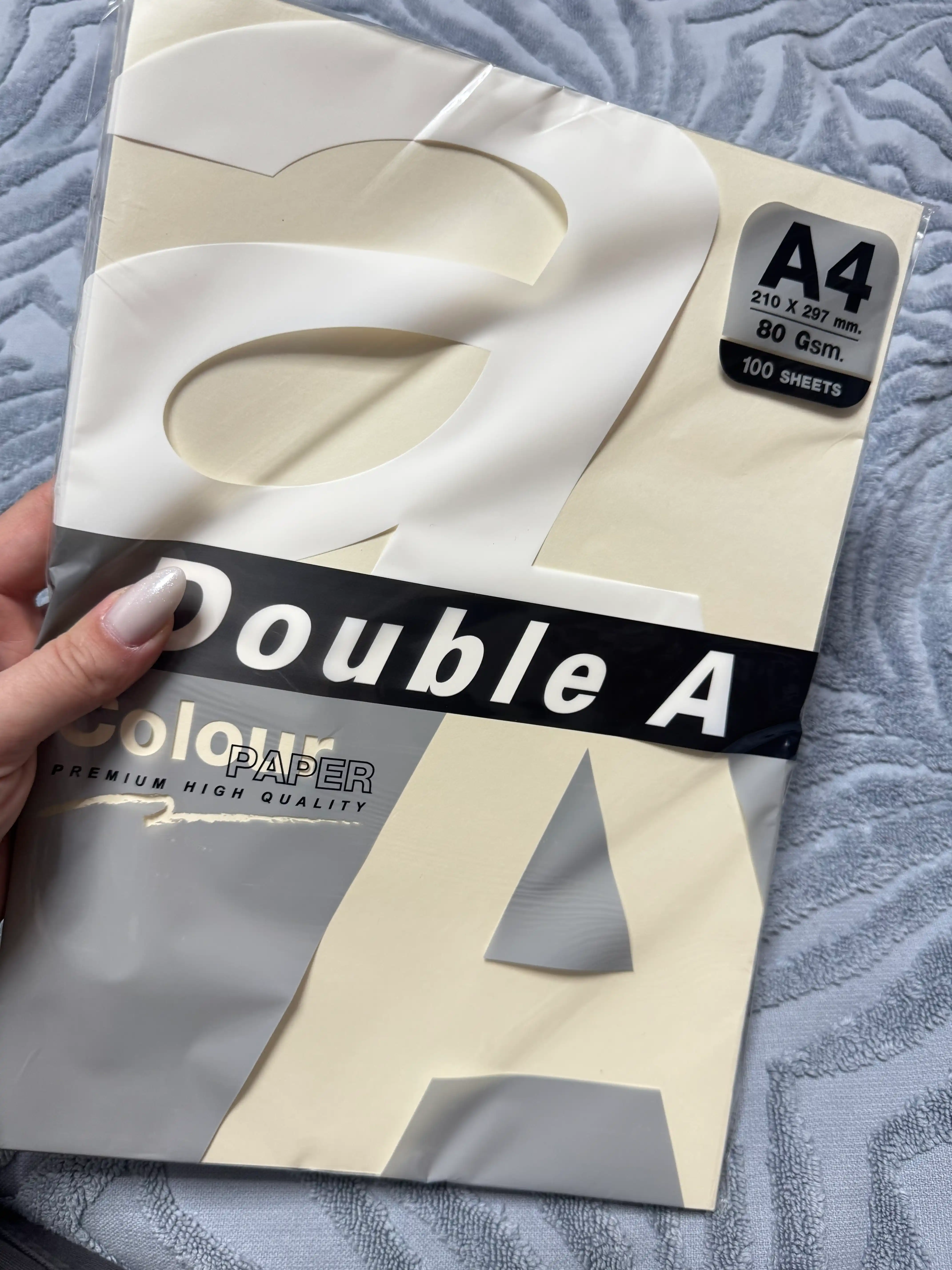 Uy, maktab, bolalar bog'chasi va ofis uchun Double А rangli qog'ozi, A4 format, 100 varaq