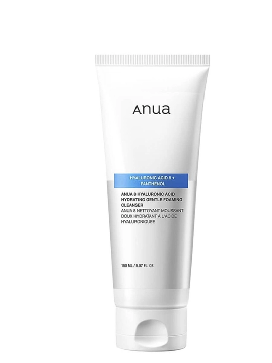 Мягкая пенка для умывания Anua 8 Hyaluronic Acid Hydrating Gentle Foaming Cleanser - 