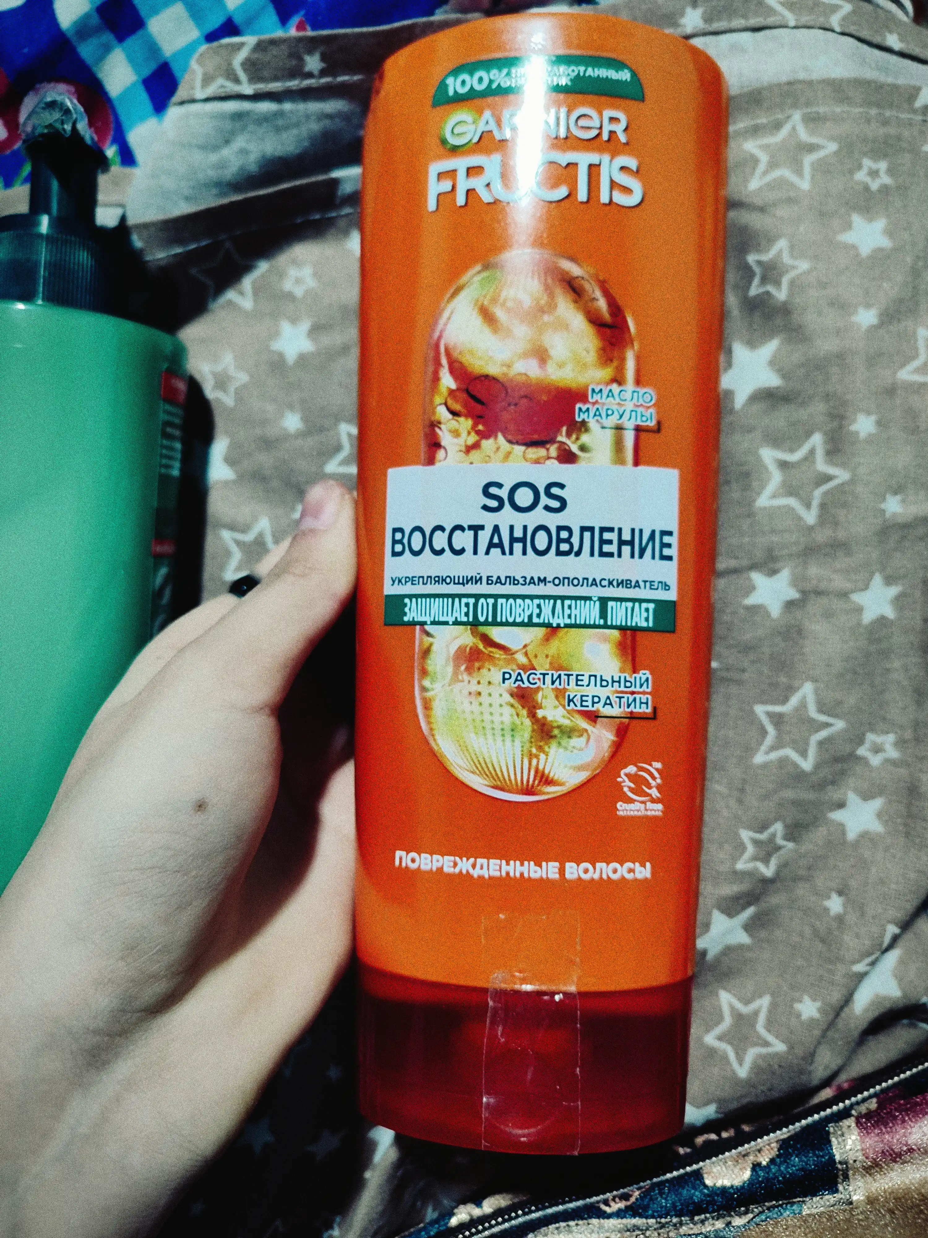 Garnier Бальзам для волос Fructis SOS Восстановление с кератином для укрепления, 387 мл