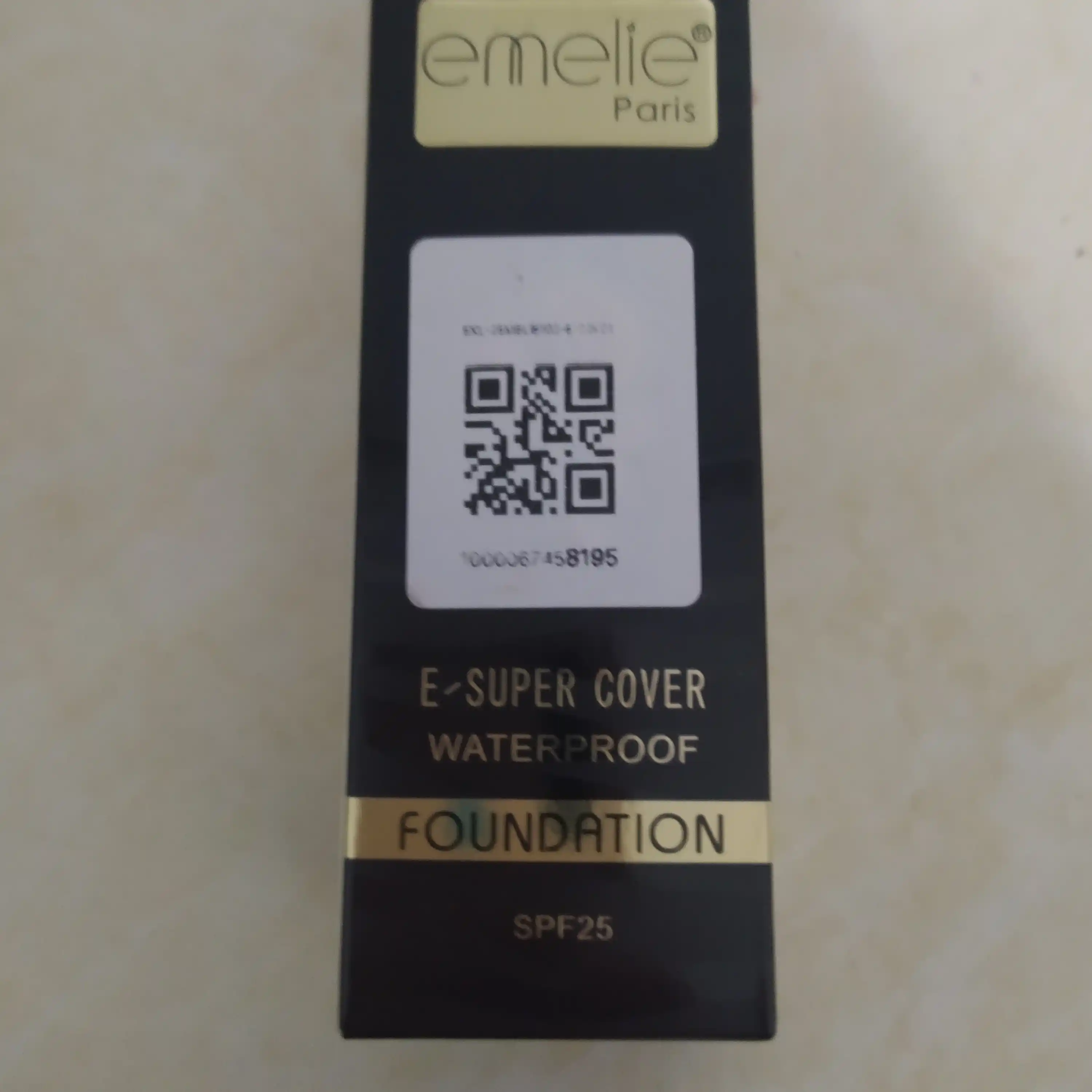 Emelie тональный крем для лица SPF 25, увлажняющий, матовый тон 01 и 02, 45 мл