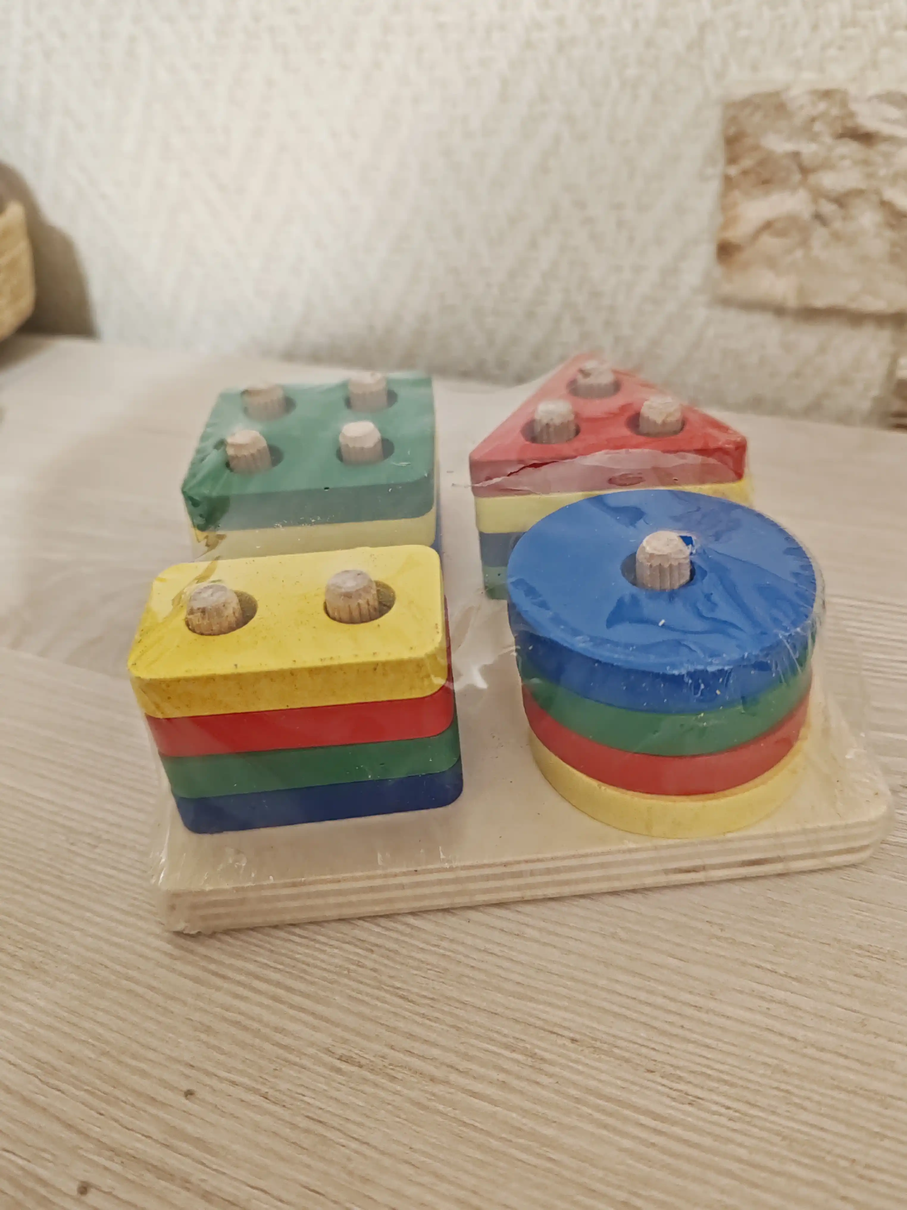 Сортер детский деревянный, головоломка, мозаика, танграм, 3D фигуры