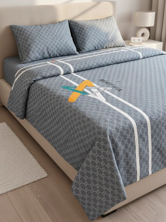 Комплект постельного белья: двуспальный 220×225 см, односпальный 220×150, наволочки 70×50