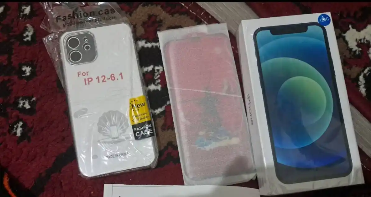 Smartfon Apple iPhone 12, 64/128 GB, SIM+sim, chehol va shisha sovg'a sifatida