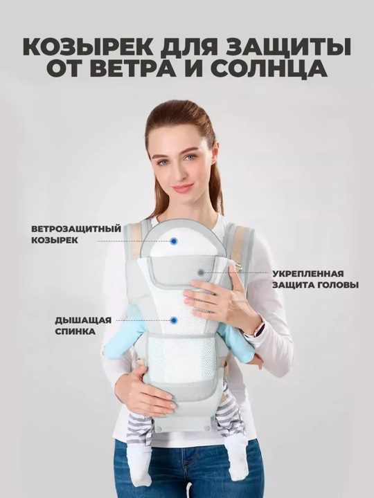 0-36 oylik bolani tashish uchun ergoryukzak, sling-ryukzak, kenguru sumkasi