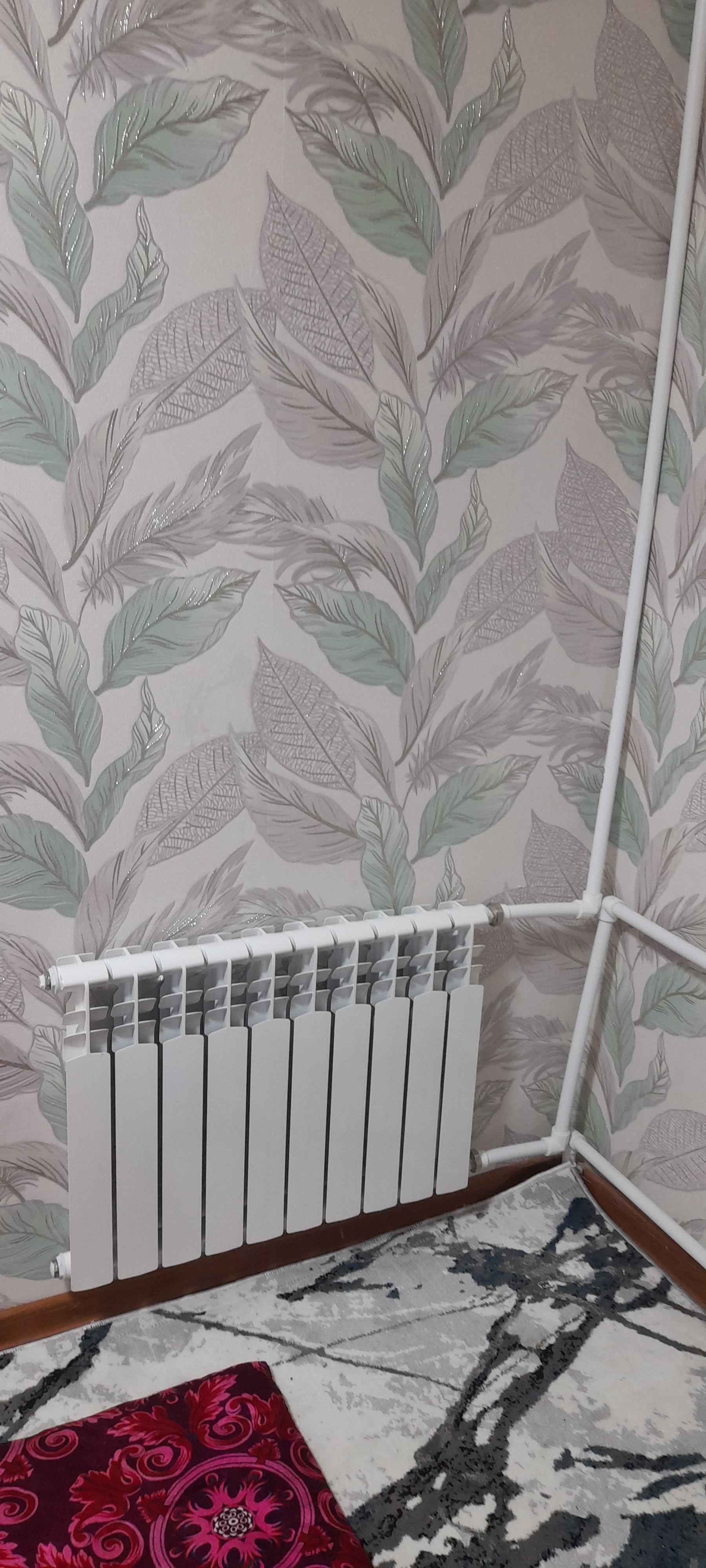 Bimetall radiator 10 seksiya, 500/80, isitish radiatori batareya, 20 bar, 10 yil kafolat