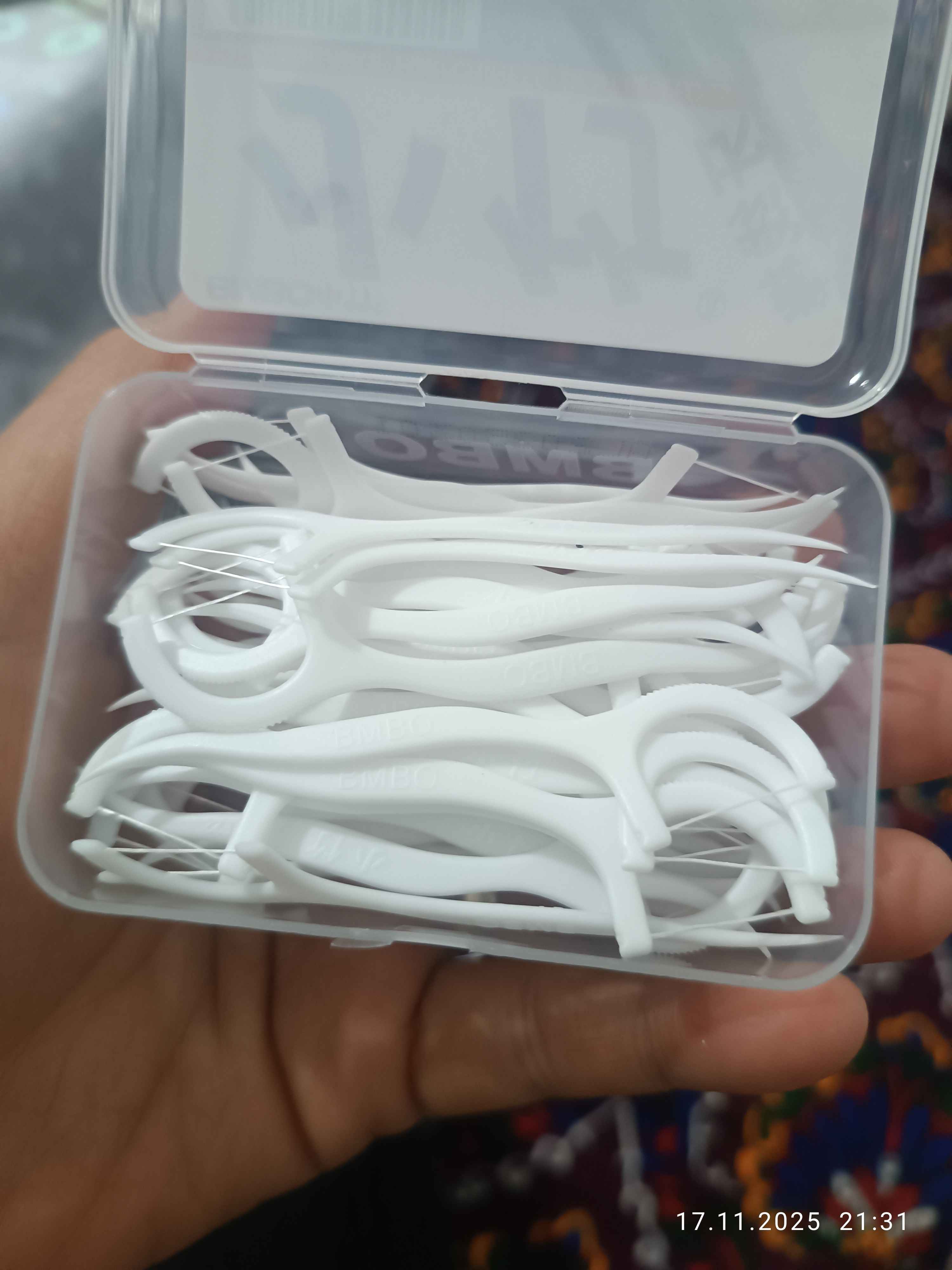 Tish ipi va tish kovlagich flosser, 50 dona, 100 dona, 250  dona