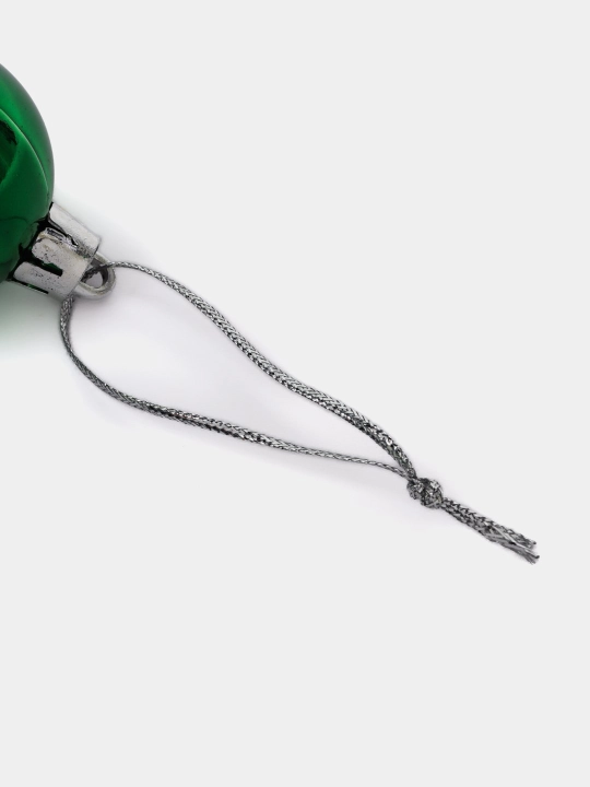 Yangi yil sharlar to‘plami — 24 dona, 5 sm, plastik idishda
