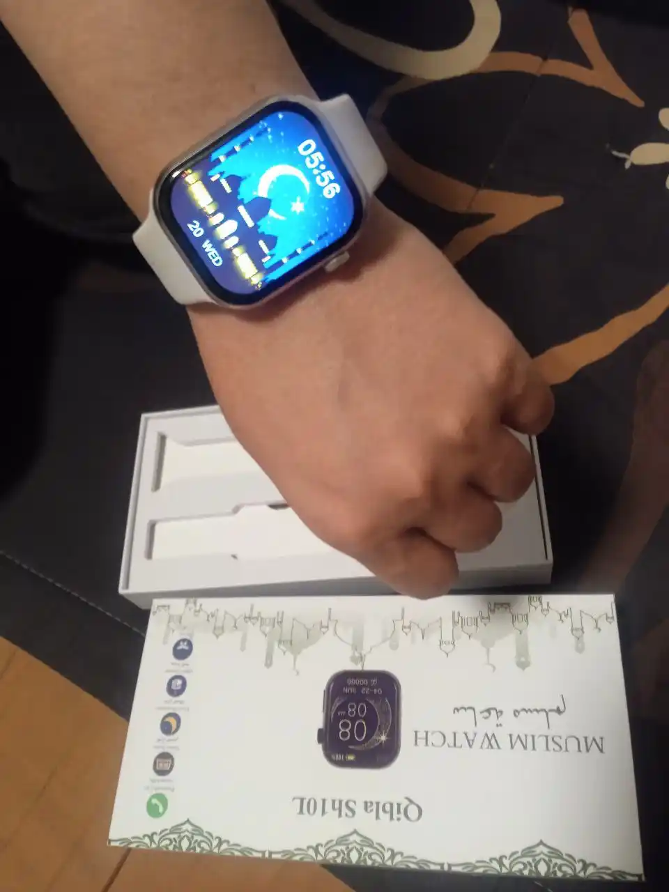 Смарт часы Muslim Watch — часы для мусульман: 5 намазов, Коран, мужской стиль