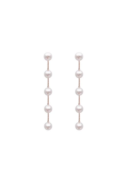 Серьги женские, длинные, цепочки, хрустальные