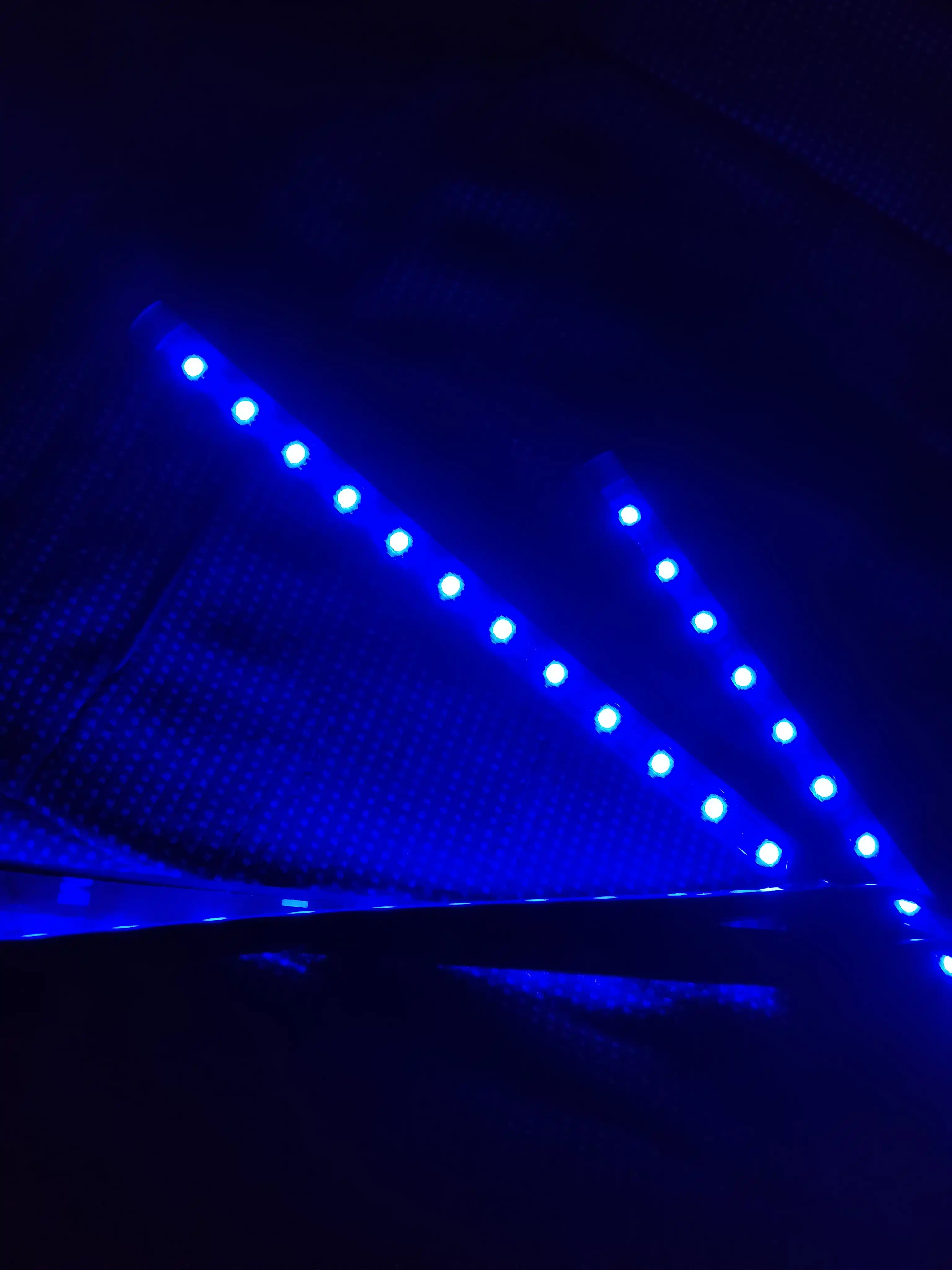 RGB лента для салона автомобиля, 12 разных лампочек