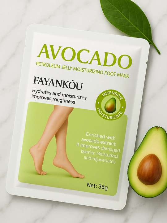 FAYANKOU Avokadoli vazelinli namlantiruvchi oyoq niqobi