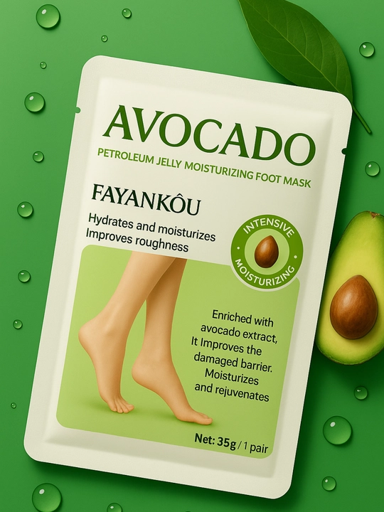 FAYANKOU Avokadoli vazelinli namlantiruvchi oyoq niqobi