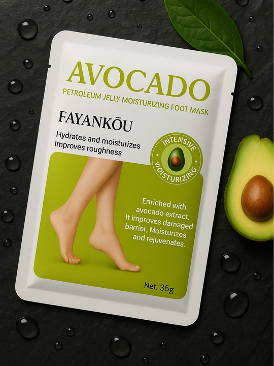 FAYANKOU Avokadoli vazelinli namlantiruvchi oyoq niqobi