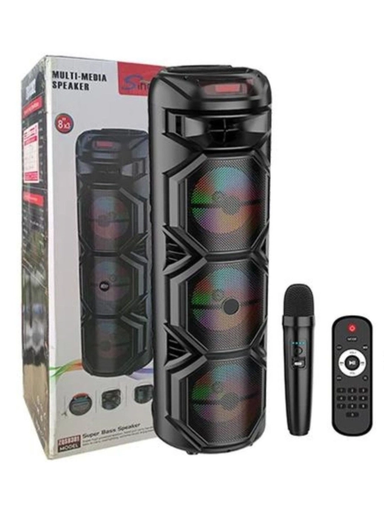 Portativ Bluetooth-kolonka ZQS-8301, mikrofon bilan