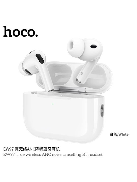 Pro 3 EW97 TWS mikrofonli Bluetooth simsiz eshitish vositasi, oq