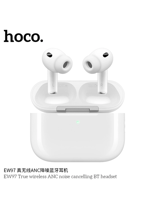 Pro 3 EW97 TWS mikrofonli Bluetooth simsiz eshitish vositasi, oq
