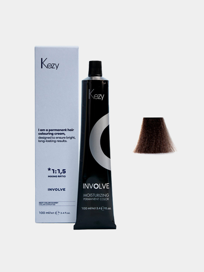Краска для волос KEZY Involne Color оттенок «Светло-каштановый шоколад» 5.06, 100 мл