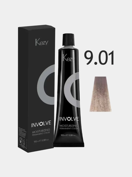 KEZY Involne Color soch bo‘yoqi “Yorqin blondin tabiiy-kulrang” 9.01, 100 ml - 