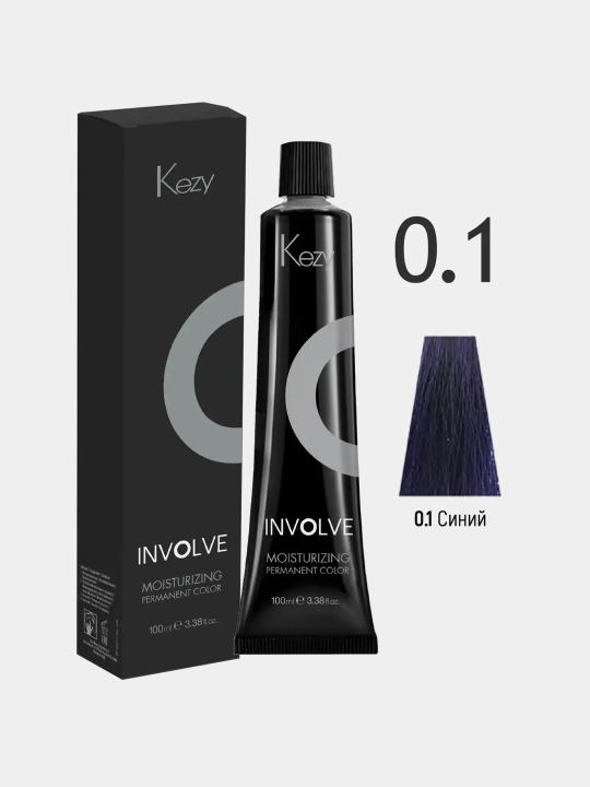 KEZY Involne Color soch bo‘yoqi korektor “Moviy” 0.1, 100 ml - 