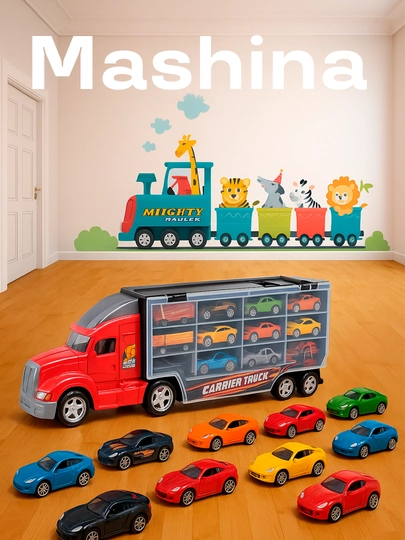 Truck игрушка для детей, развивающий и веселый набор машинок, для игры дома — VEKKIUZ-TRUCK