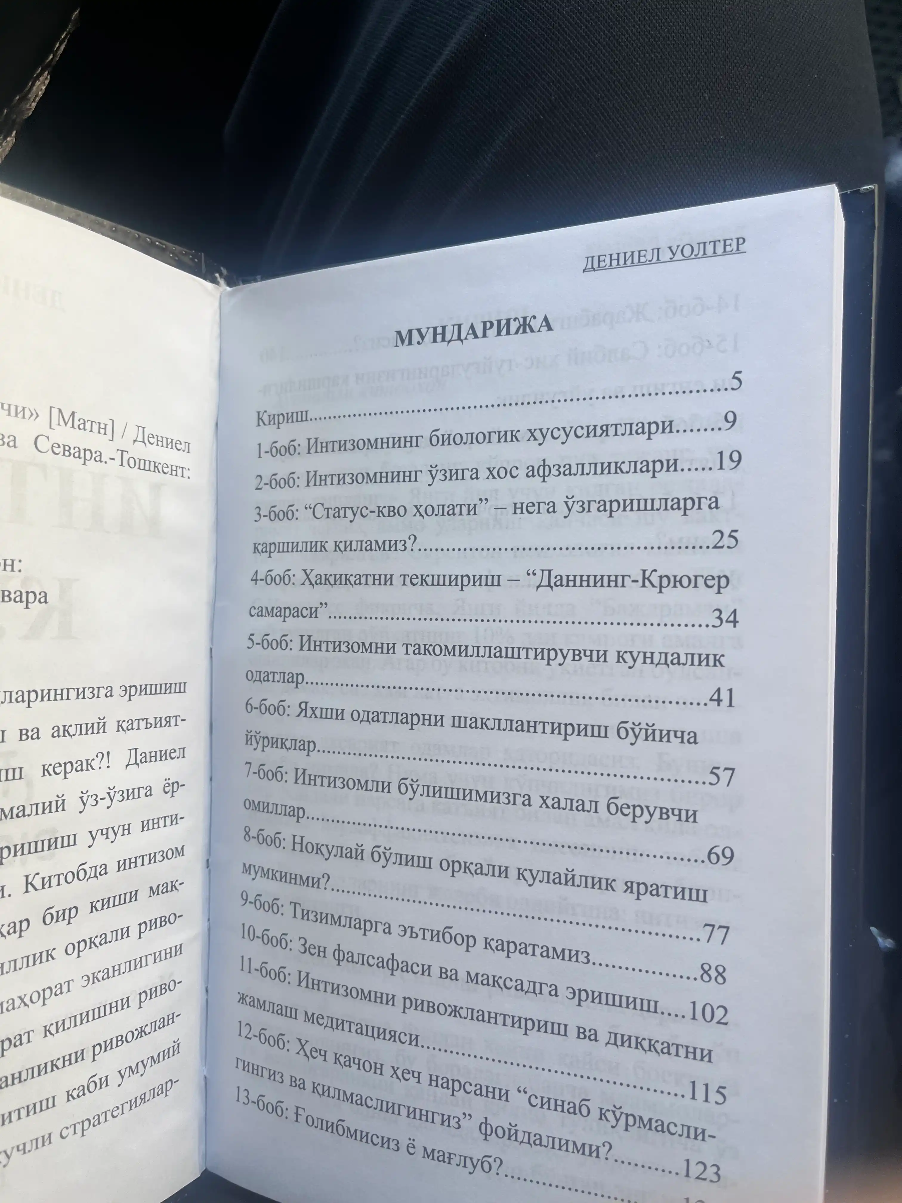Интизом кучи - Дениел Уолтер
