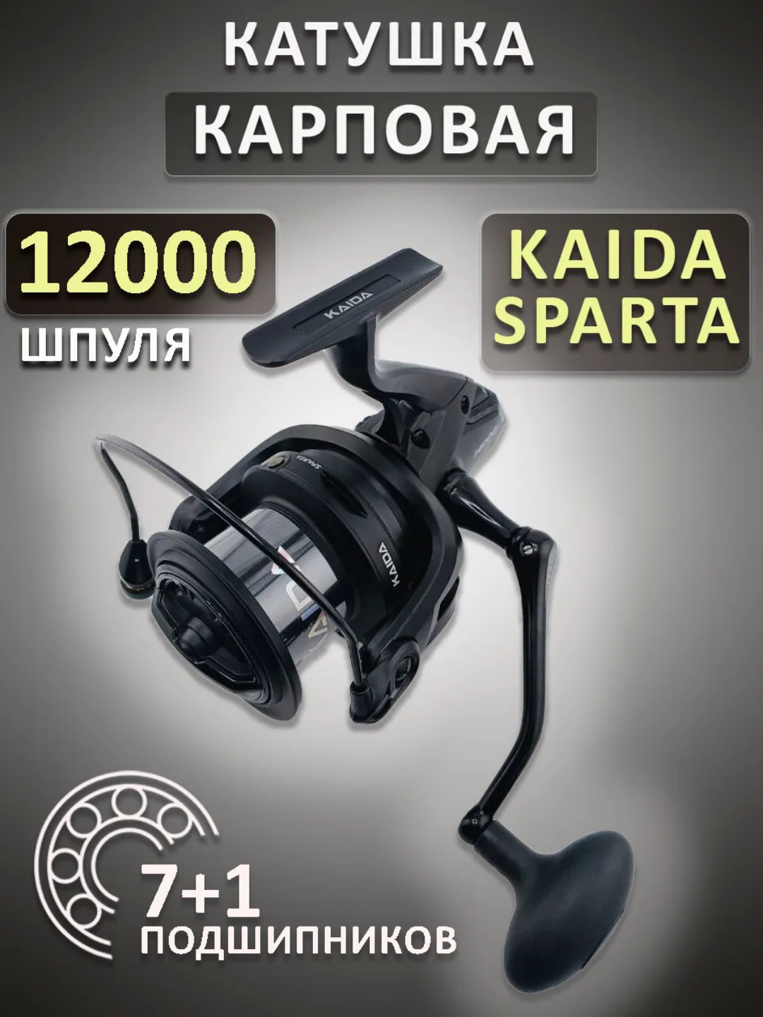 Катушка для рыбалки карповая