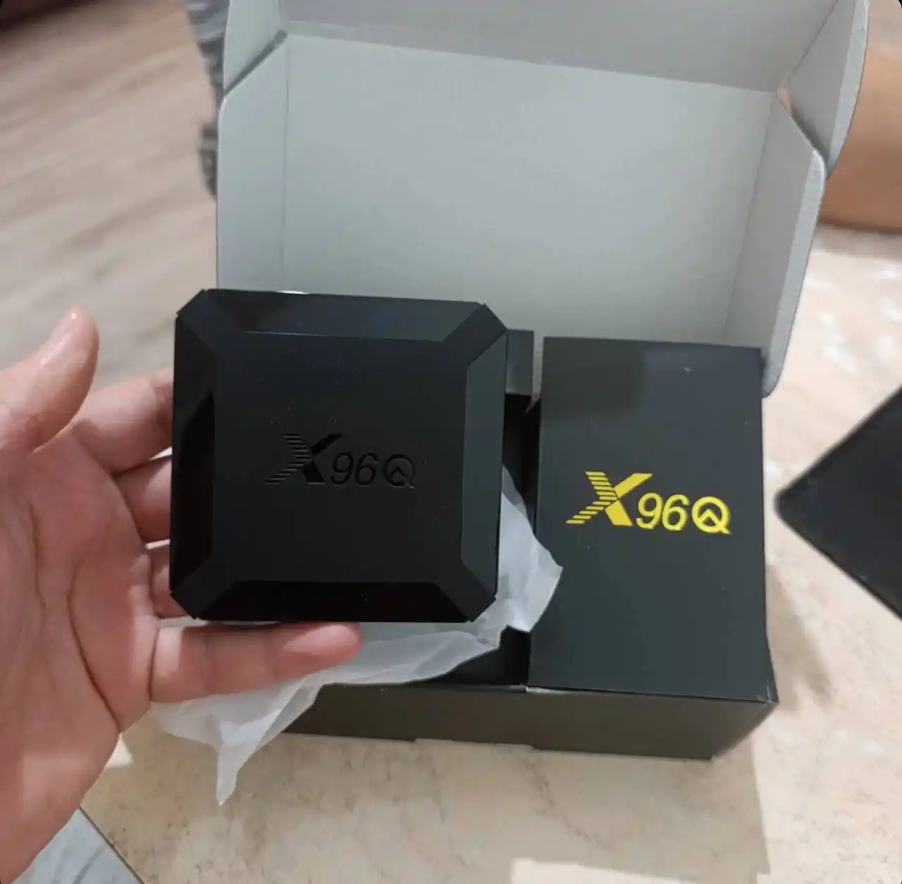 Android TV приставка X96Q 4K / Смарт ТВ бокс / Google TV Wi-Fi H.265 / Allwinner H313
