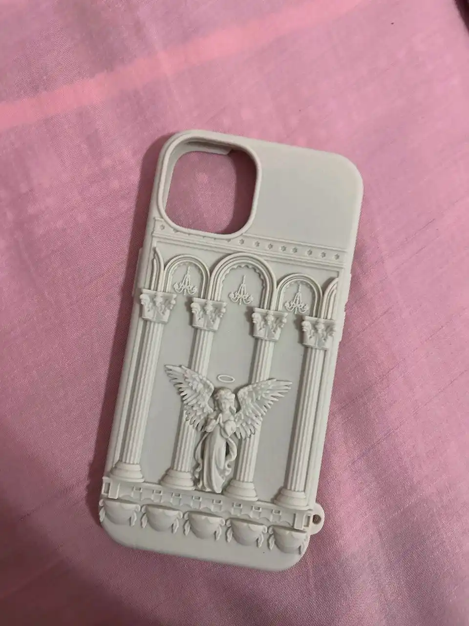 IPhone g‘ilofi, oq, kulrang g‘ilof, 13, 14, 15, 16, PRO, PRO MAX