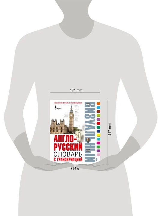 Transkripsiya bilan inglizcha-ruscha vizual lug'at