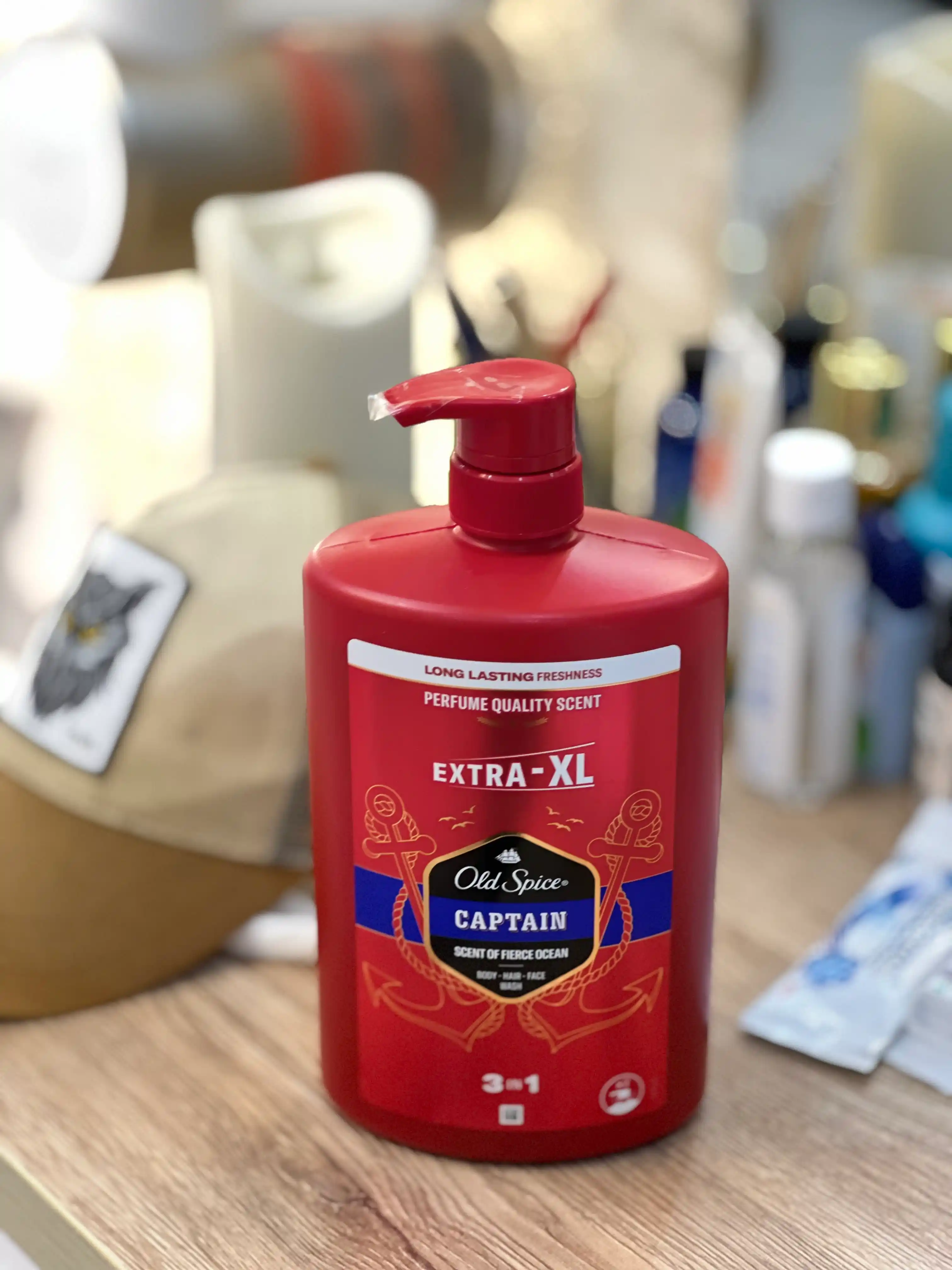 Old Spice гель для душа 3 в 1 Captain, 1 л