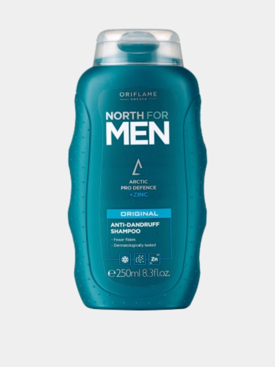 North For Men soch va tana uchun erkaklar shampuni, 250 ml