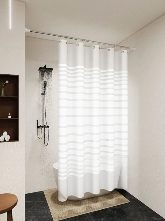 Vannaxona uchun 180x200 o‘lchamli suv o‘tkazmaydigan parda - 