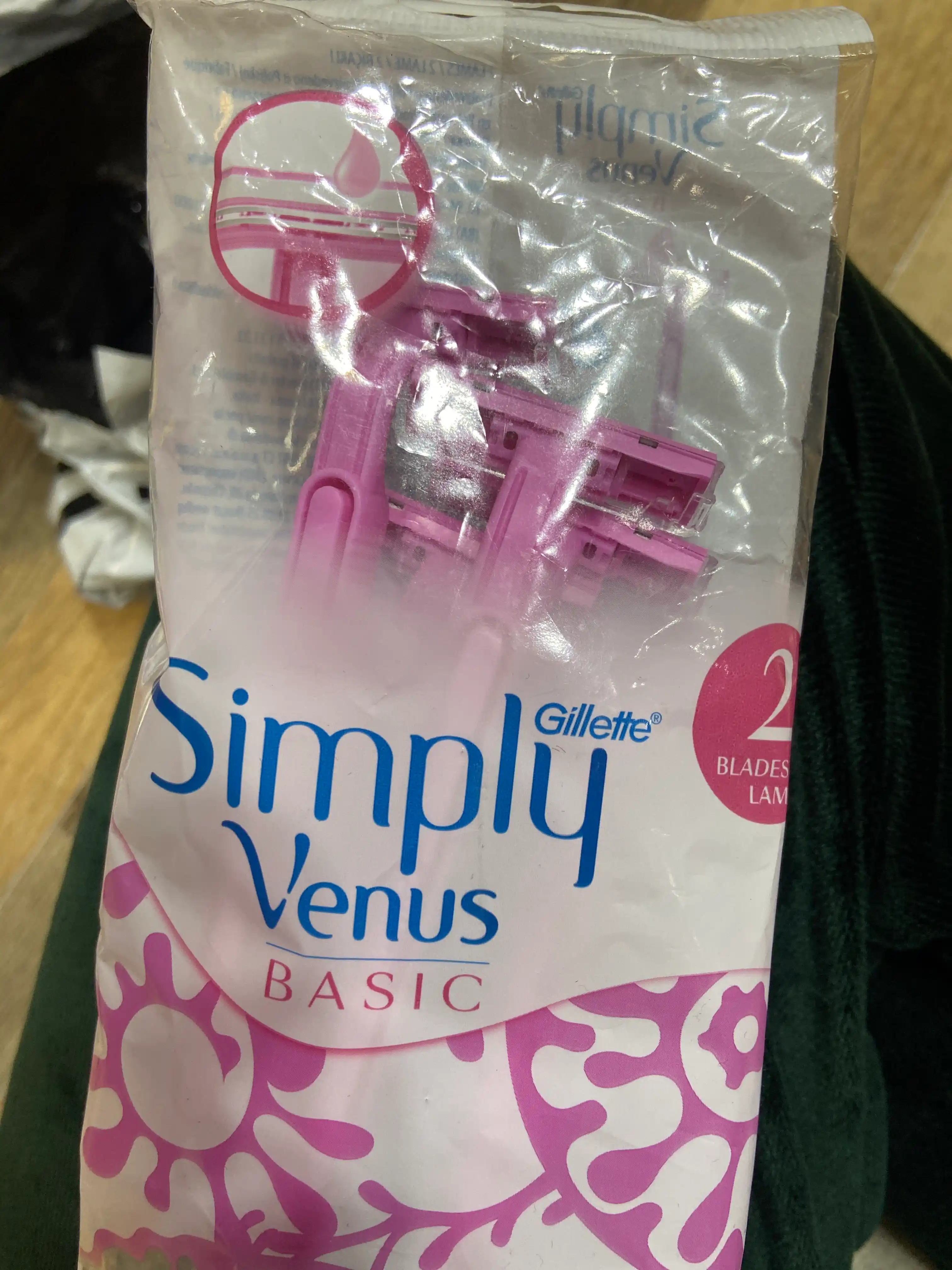 Gillette Simply Venus2 Basic Одноразовая бритва для женщин, 5шт