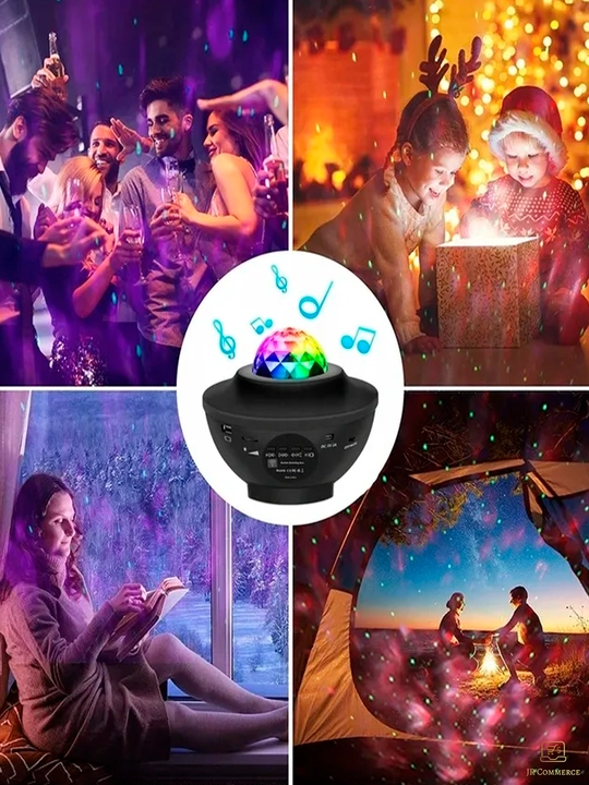 Yulduzli osmon projektor nochigi, LED Galaxy Star Projector, masofadan boshqaruv pulti bn