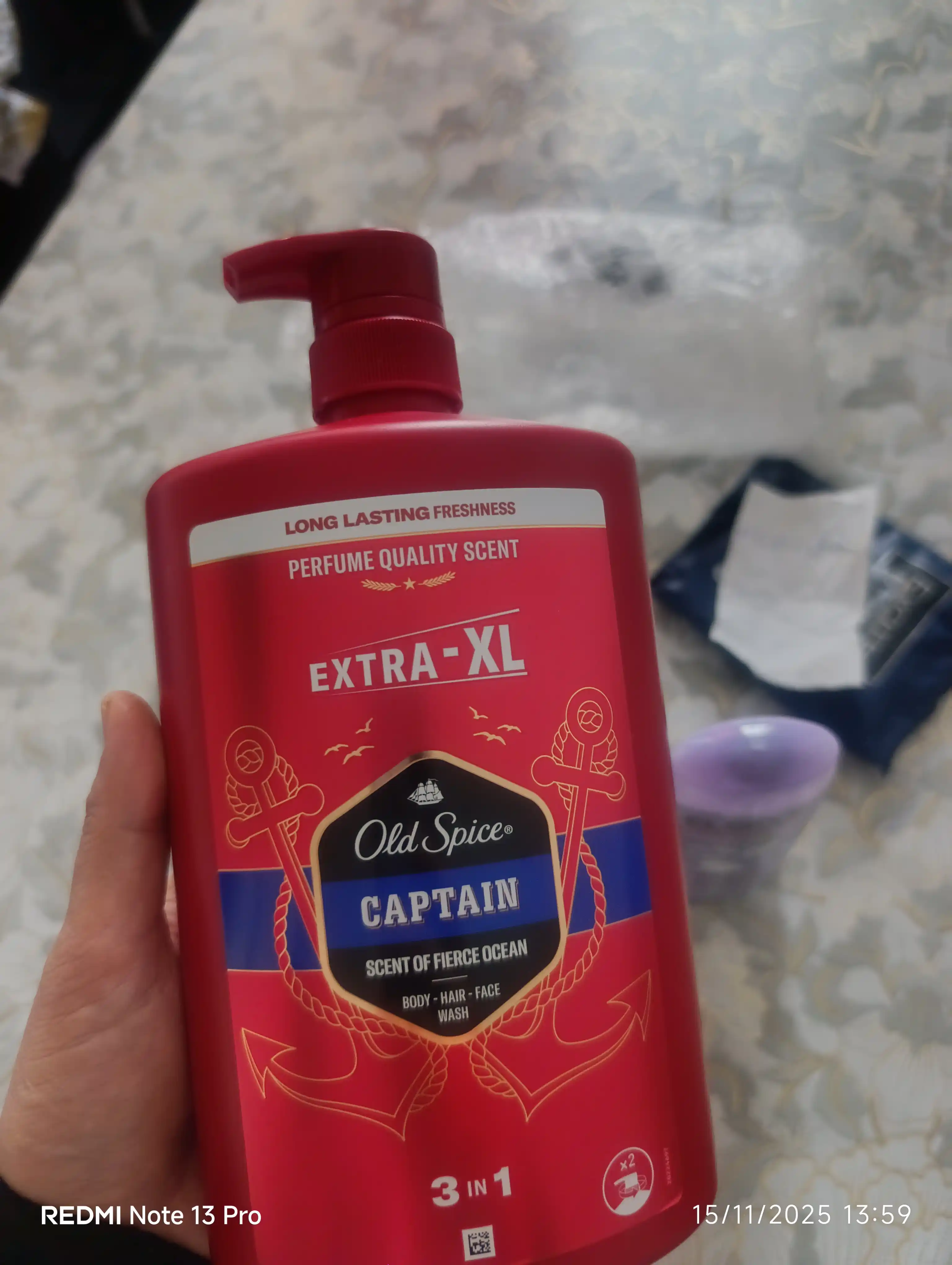 Old Spice гель для душа 3 в 1 Captain, 1 л