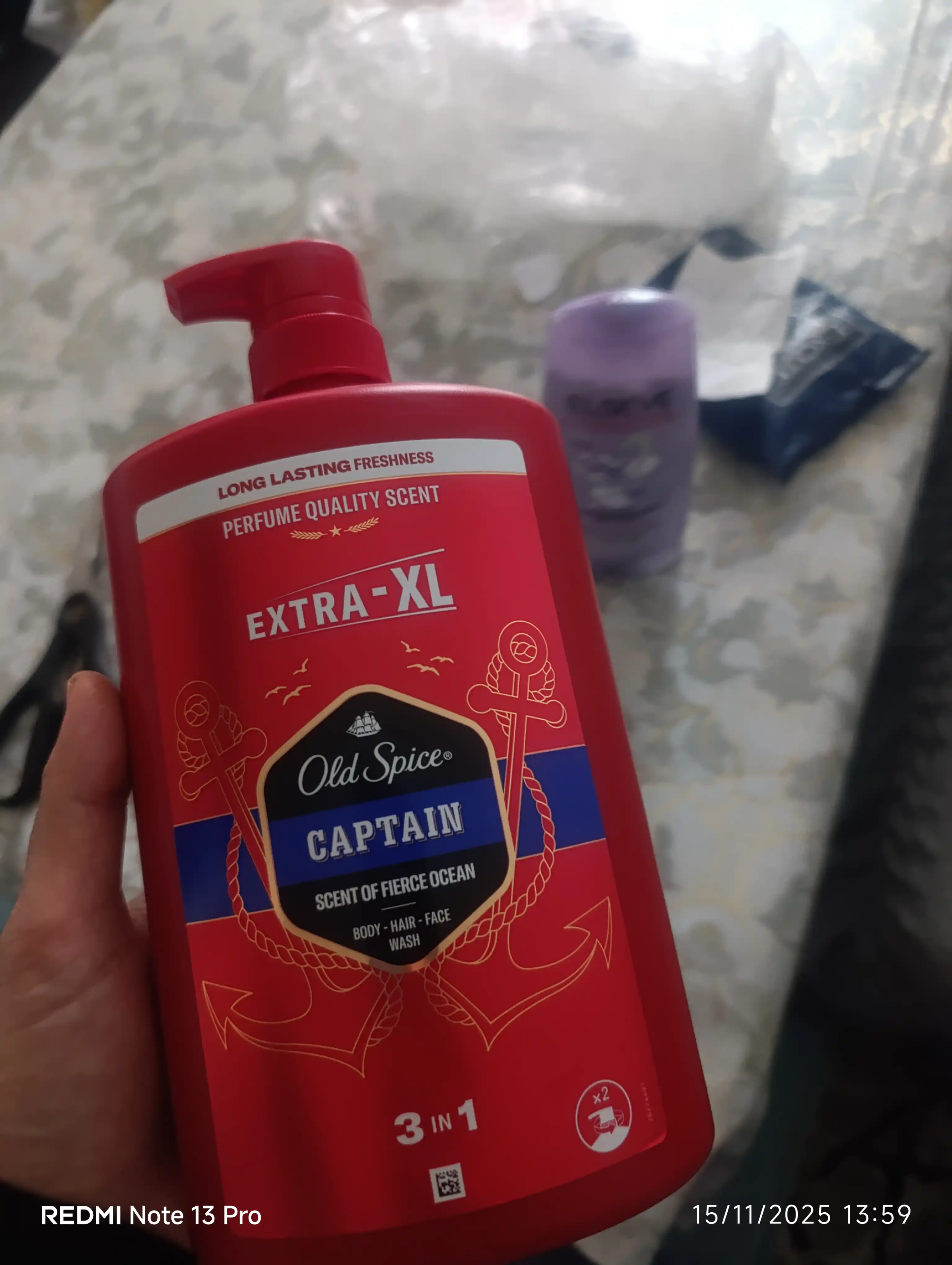 Old Spice гель для душа 3 в 1 Captain, 1 л