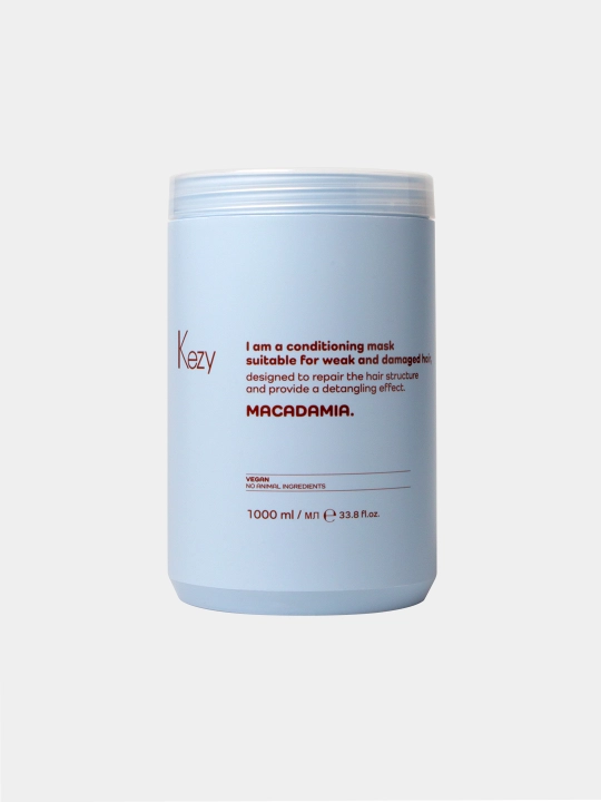 Makadamiya qo‘shimchali Kezy soch niqobi 1000 ml