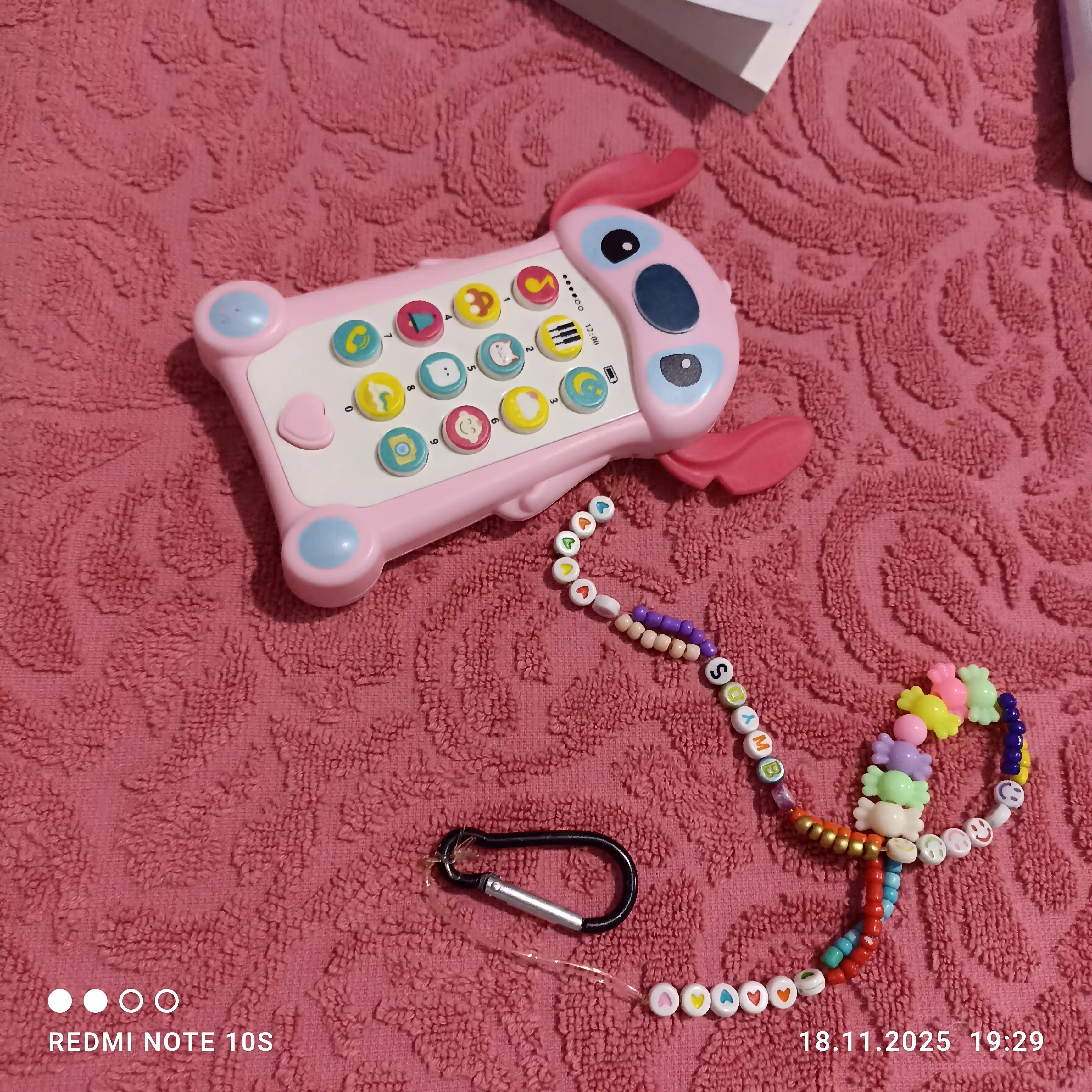 Игрушечный телефон с музыкой, развивающий, детский