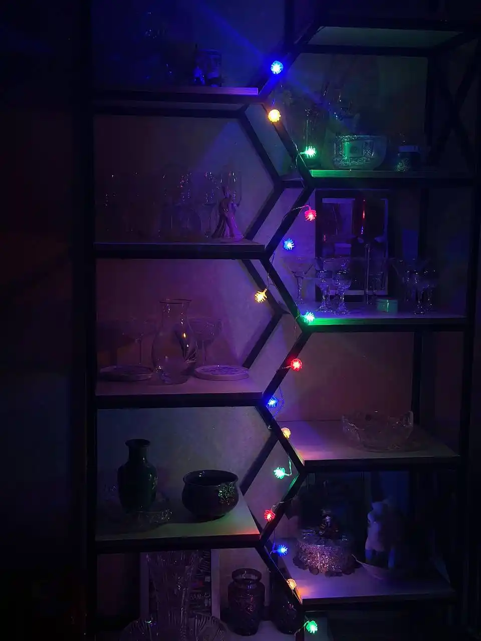 LED girlyanda “Shishkalar”, yangi yil uchun, batareykada, archa uchun, 3, 6, 10 metr